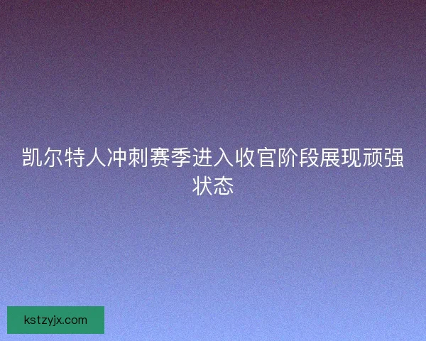 凯尔特人冲刺赛季进入收官阶段展现顽强状态
